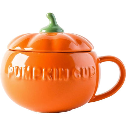 Pumpkin Shaped Ceramic Mug