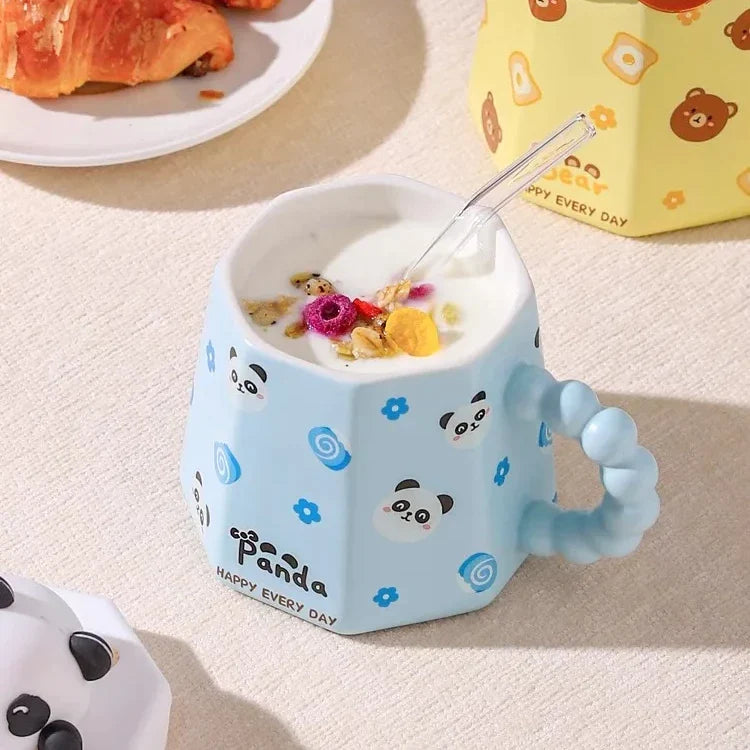 Bunny, Bear, & Panda Mugs