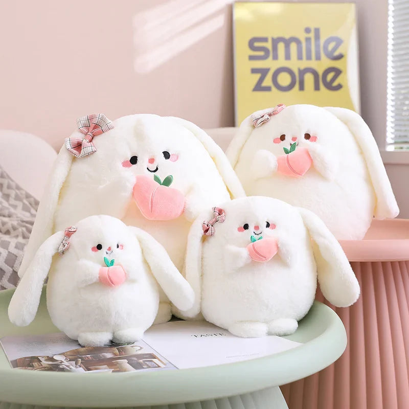 Cute Peach Bunny Plushie