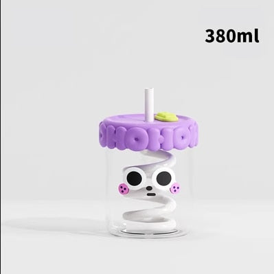 Funny Face Glass Cups