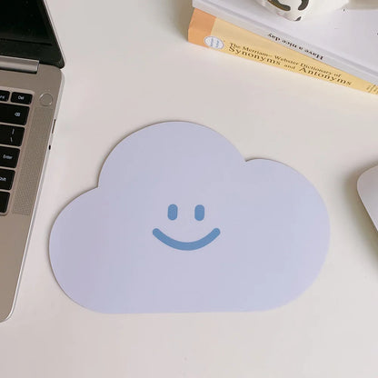 Kawaii Happy Cloud Mouse Pad
