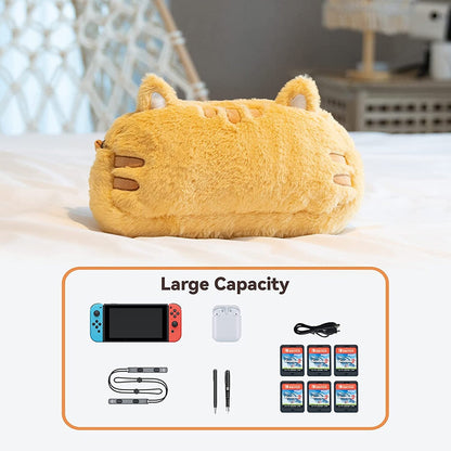 Plush Cat Nintendo Switch Bag