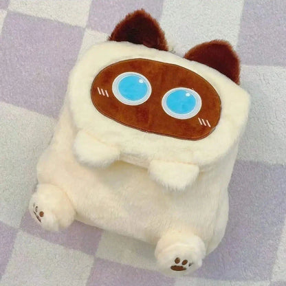 Kawaii Cat Plush Backpacks