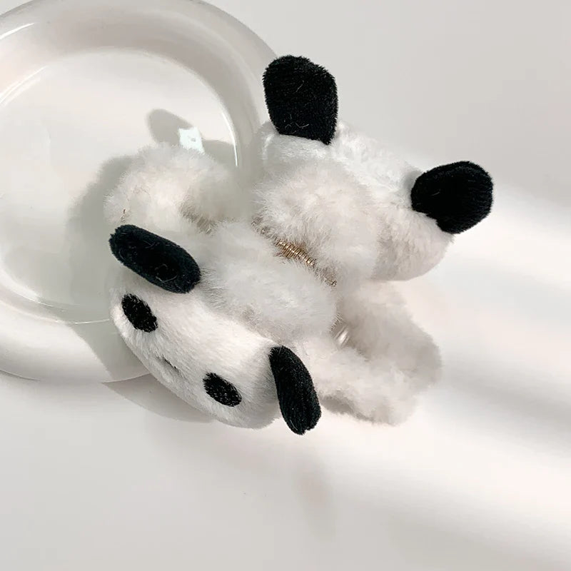 Plush Panda Hair Clip