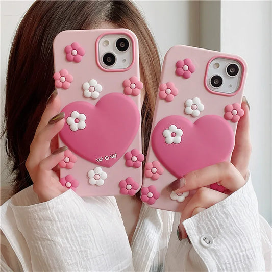 Sakura Heart iPhone Case