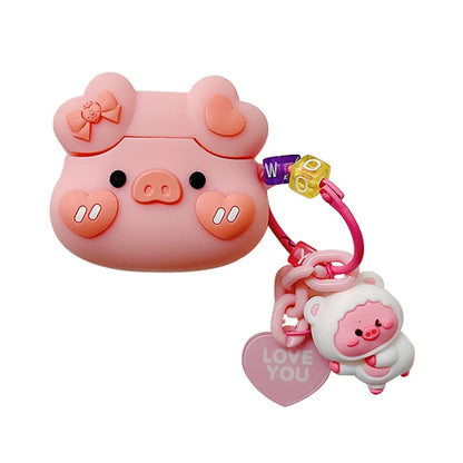 Cute Pig AirPods Case