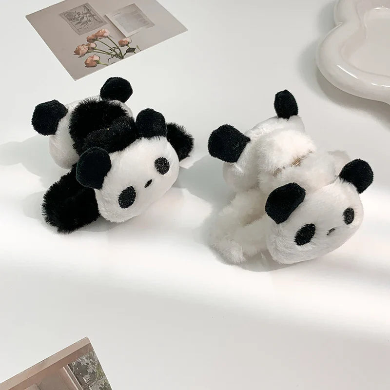 Plush Panda Hair Clip