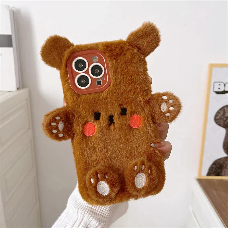 Soft Plush Bear iPhone Case