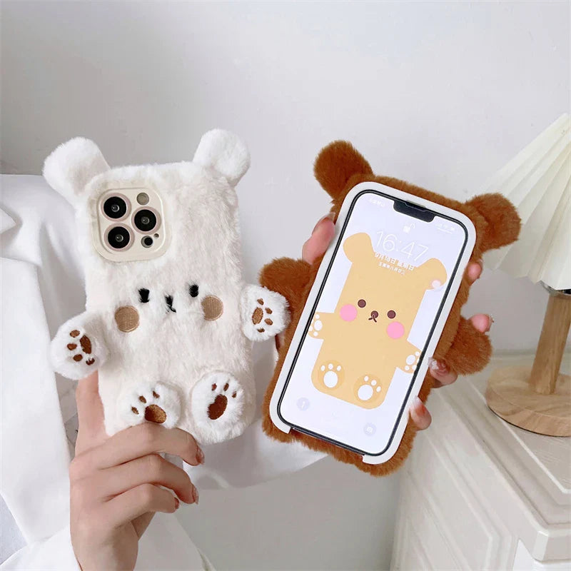 Soft Plush Bear iPhone Case
