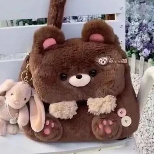 Plush Teddy Bear Bag