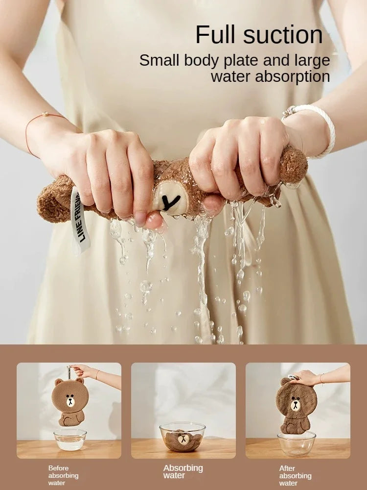 Teddy Bear Hand Towels