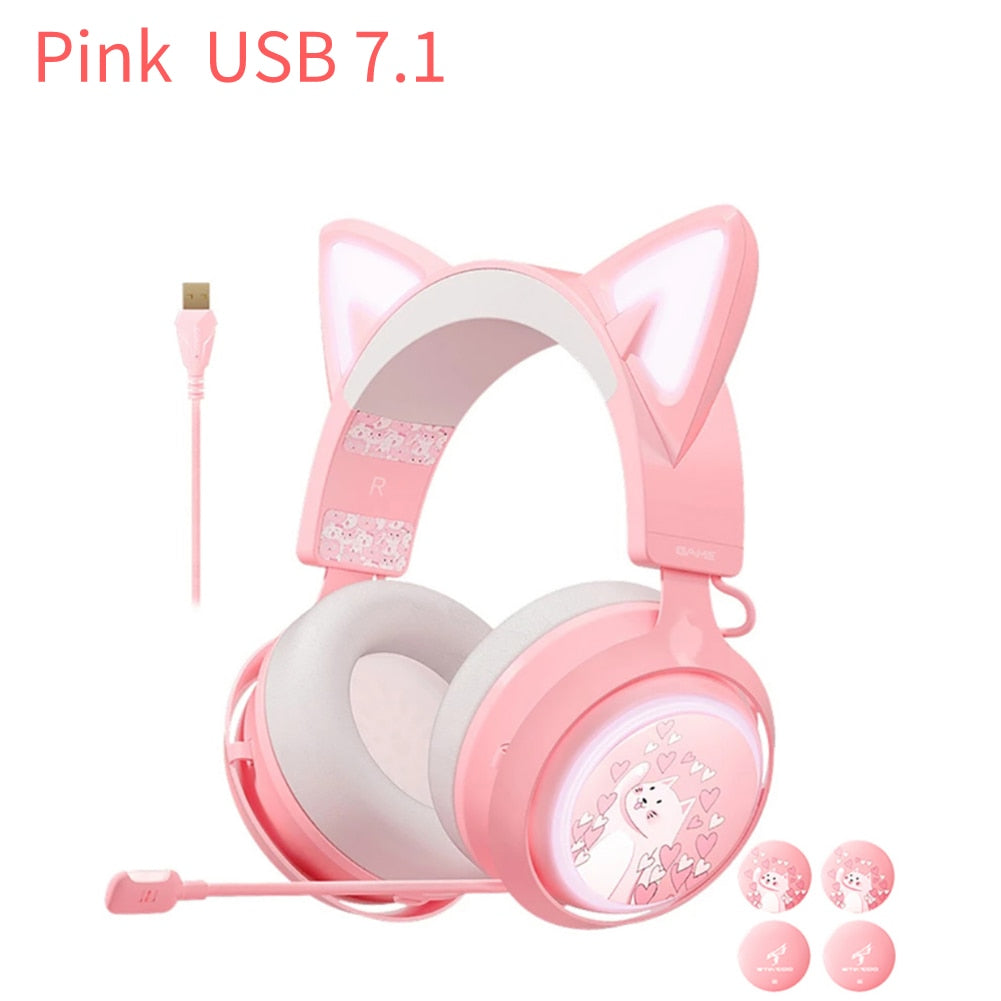 Luminous Cat Ears Headphones