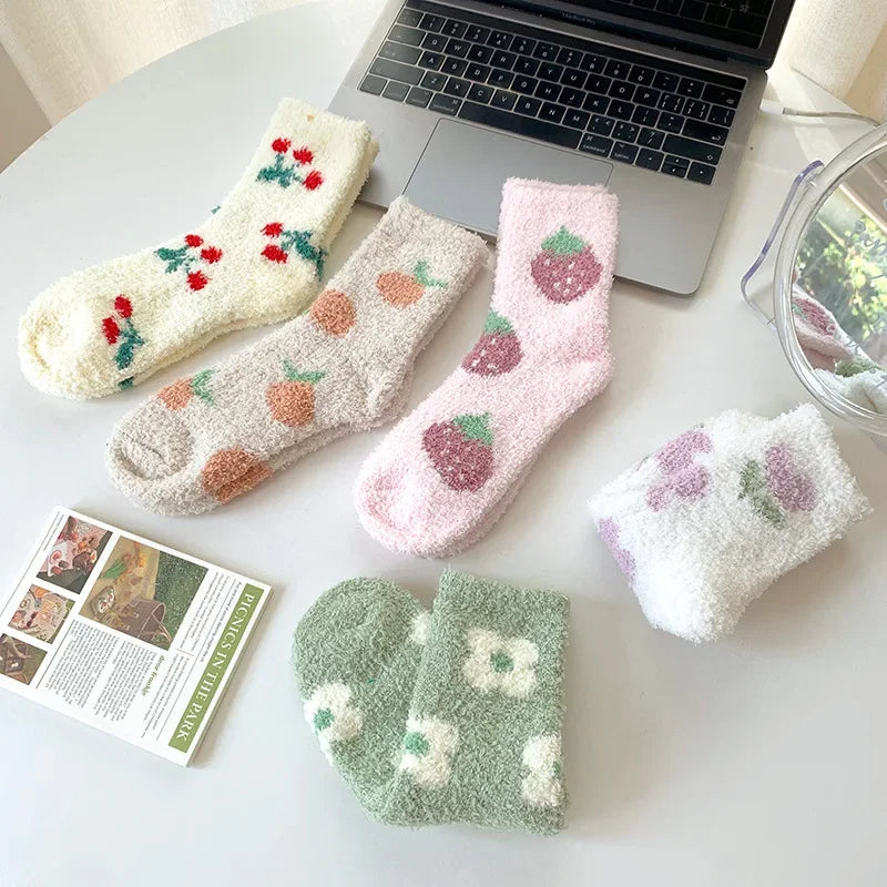 Soft Plush Sleeping Socks