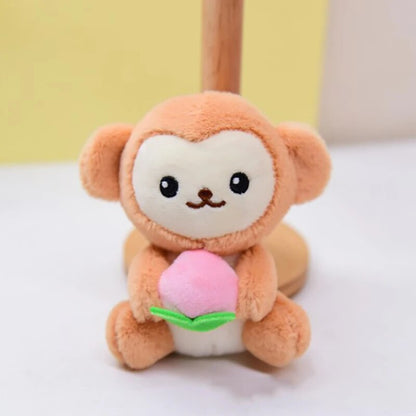 Tulip Monkey Plushie Keychain