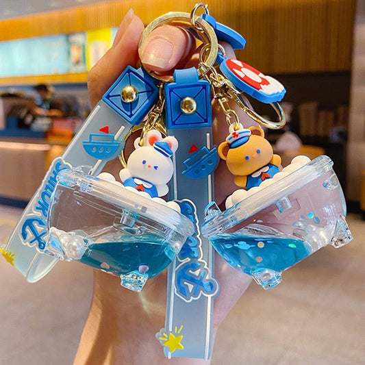 Sailor Bunny & Bear Keychains