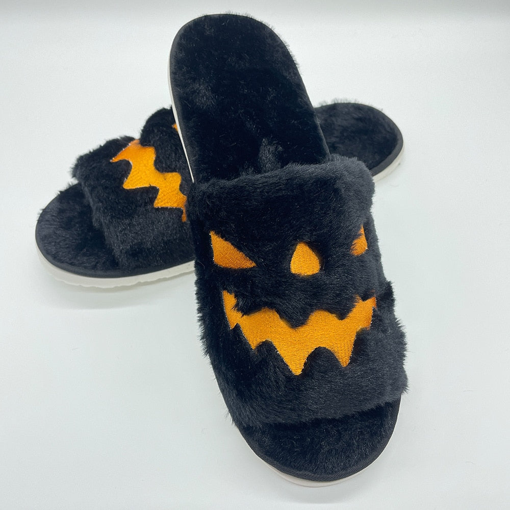 Halloween Pumpkin Slippers