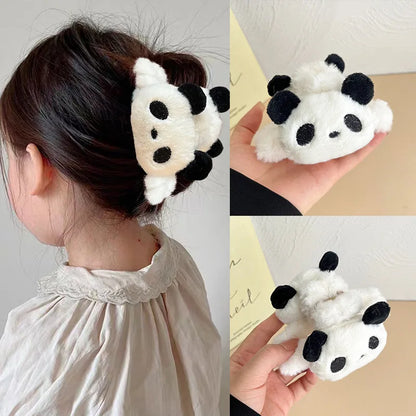 Plush Panda Hair Clip