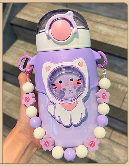 Cute Animal Stainless Steel Water Bottle