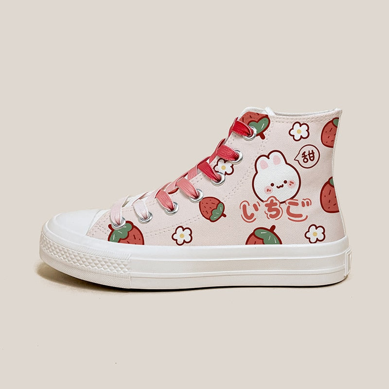 Strawberry Bunny High Tops