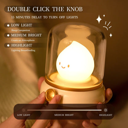 Kawaii Flame Lantern Night Light