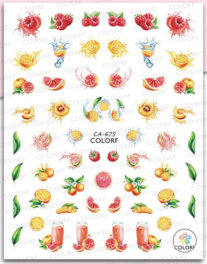 Nail Art Fruit Decals