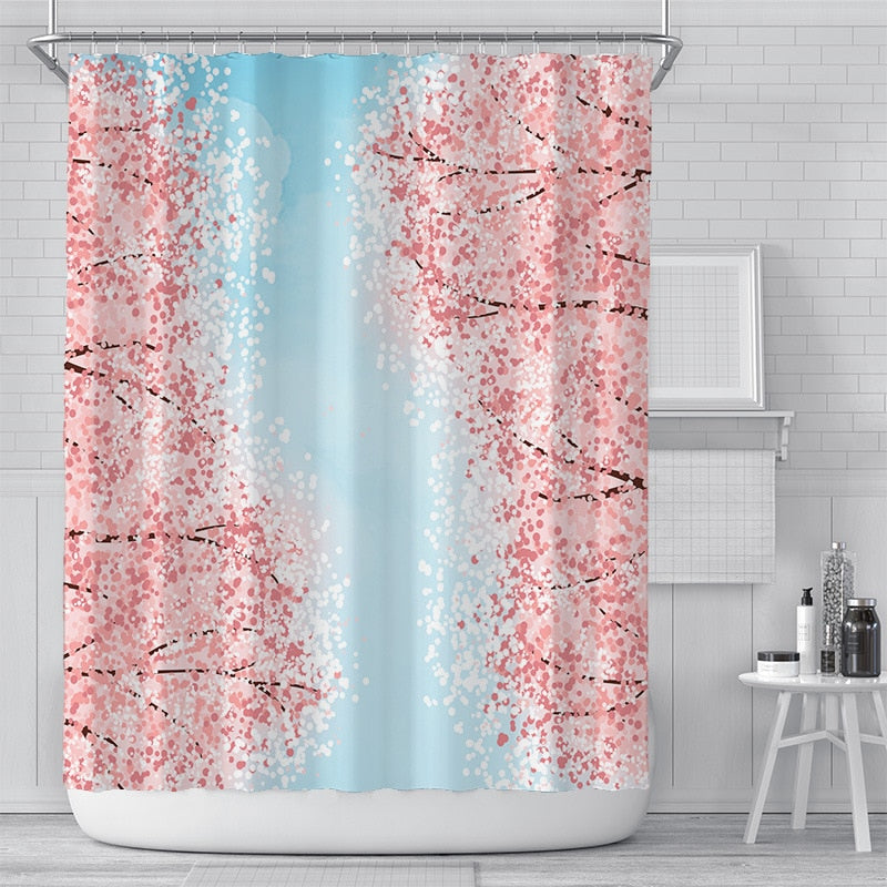 Cherry Blossom Shower Curtains