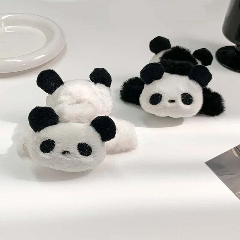 Plush Panda Hair Clip