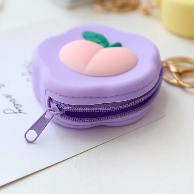 Round Silicone Coin Purses