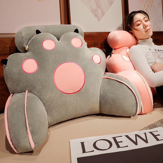 Soft Cat Paw Reading Pillow