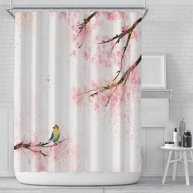 Cherry Blossom Shower Curtains