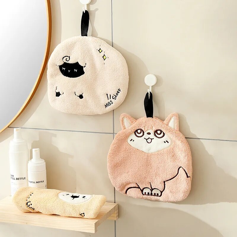 Cute Animal Hand Towels