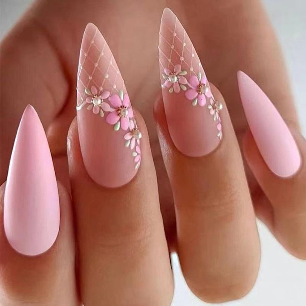 Cherry Blossom Nails