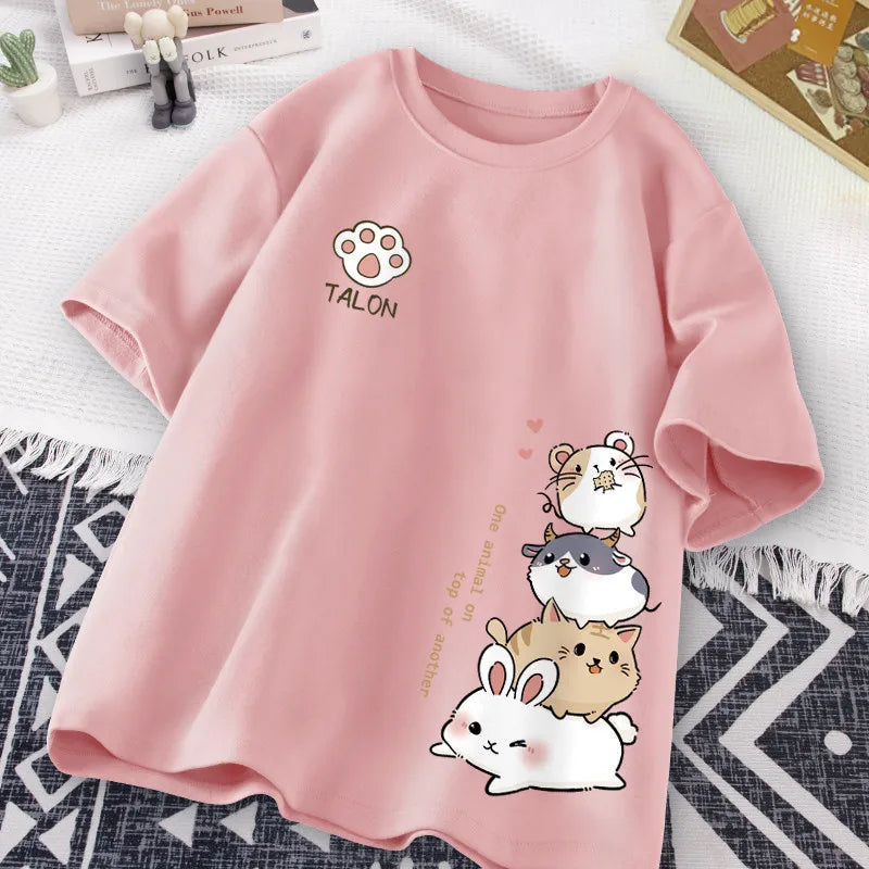 Cute Animal Stack T-Shirt