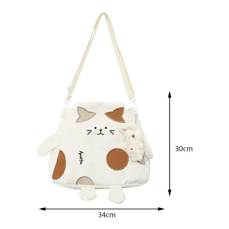 Cat Shaped Messenger Bag