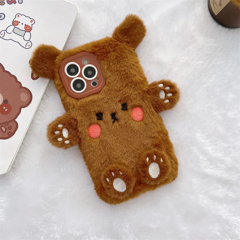 Soft Plush Bear iPhone Case