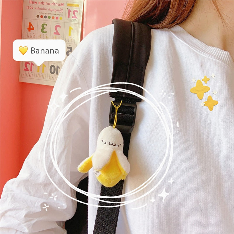 Plush Banana Pendant