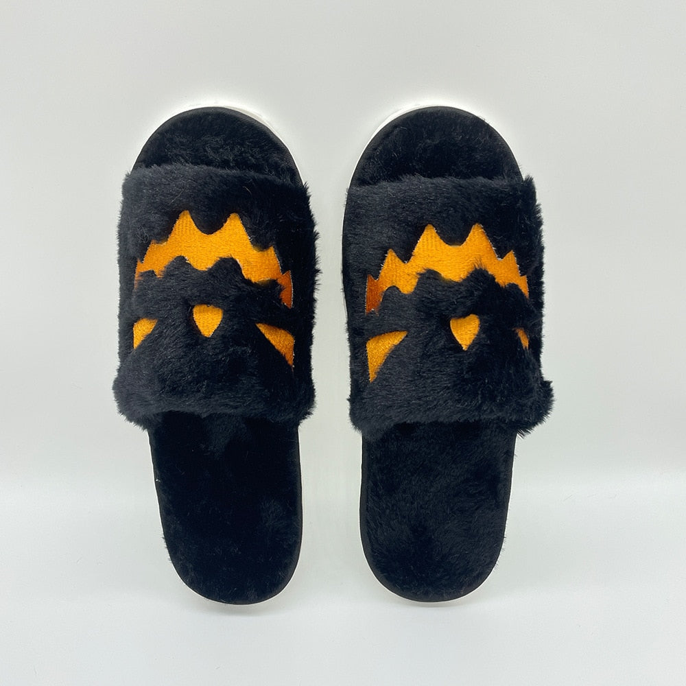 Halloween Pumpkin Slippers