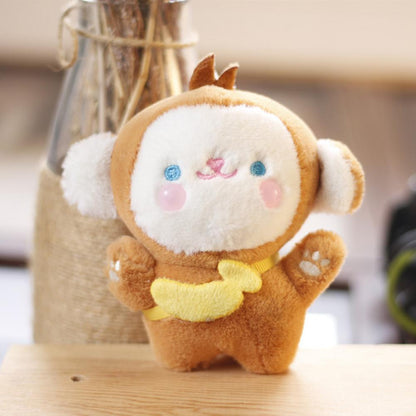 Plush Monkey Keychain