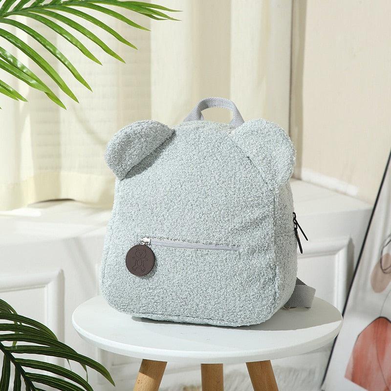 Small Fuzzy Bear Backpack