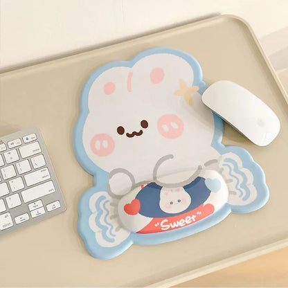 Sweet Bunny Mouse Pad and Wrist Support