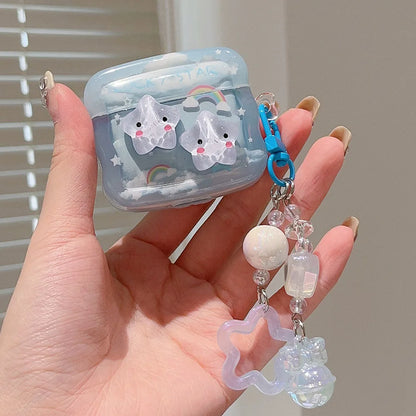 Rainbow Star Clouds AirPods Case