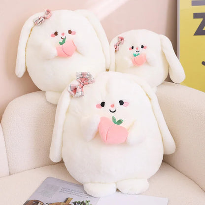 Cute Peach Bunny Plushie