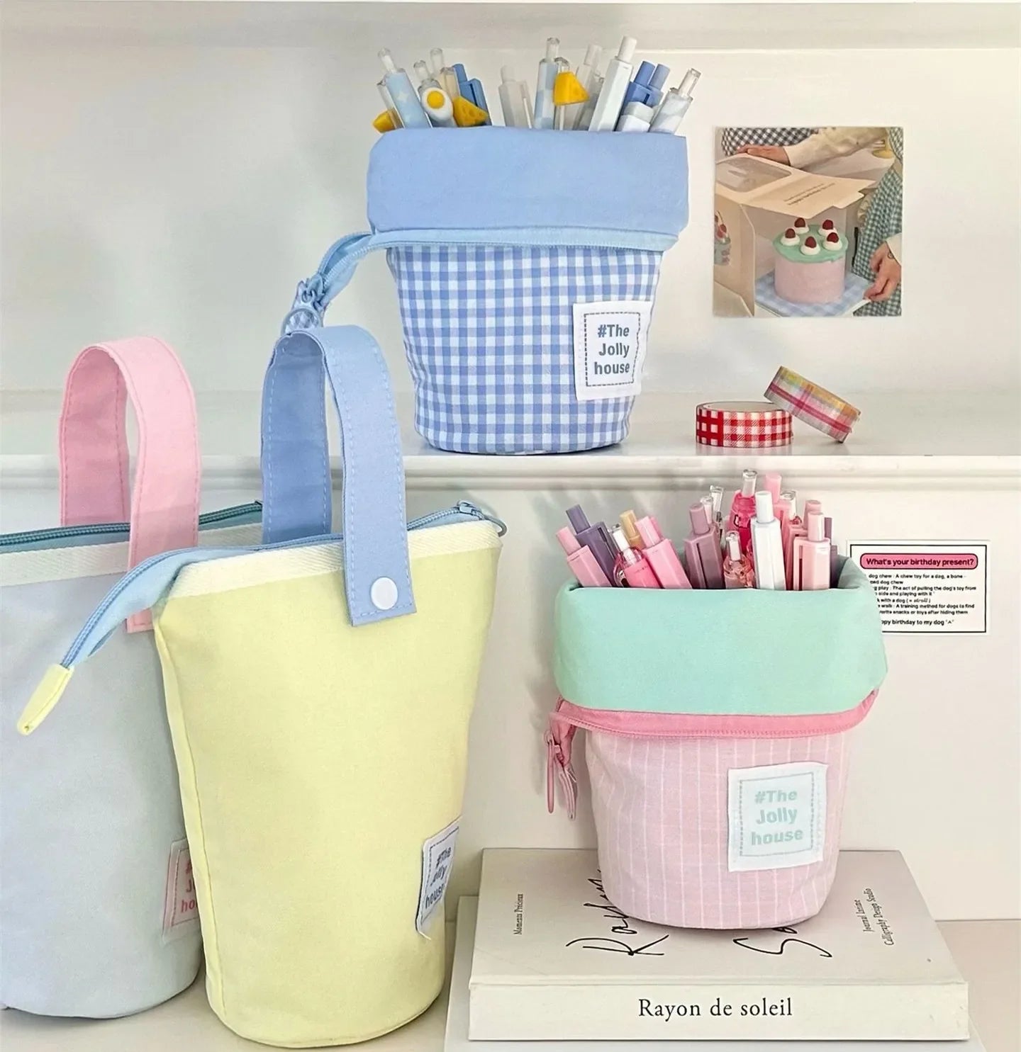 Cute Pastel Pencil Bags