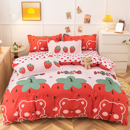 Strawberry Bear Bedding Set