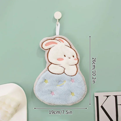 Moon & Star Bunny Hand Towels