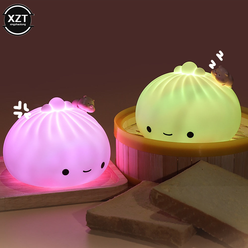 Dumpling Bun LED Night Light