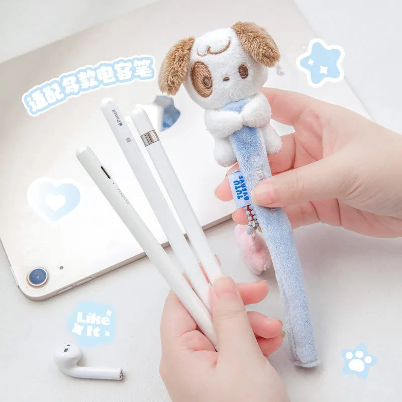 Kawaii Plush Apple Pencil Cover