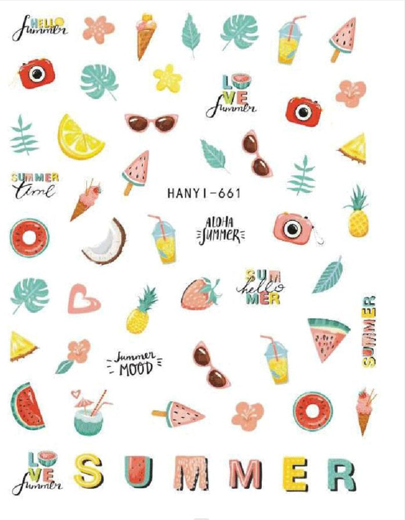 Nail Art Fruit Decals