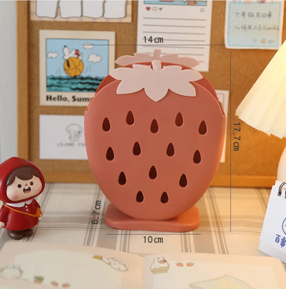 Strawberry Pen Holder