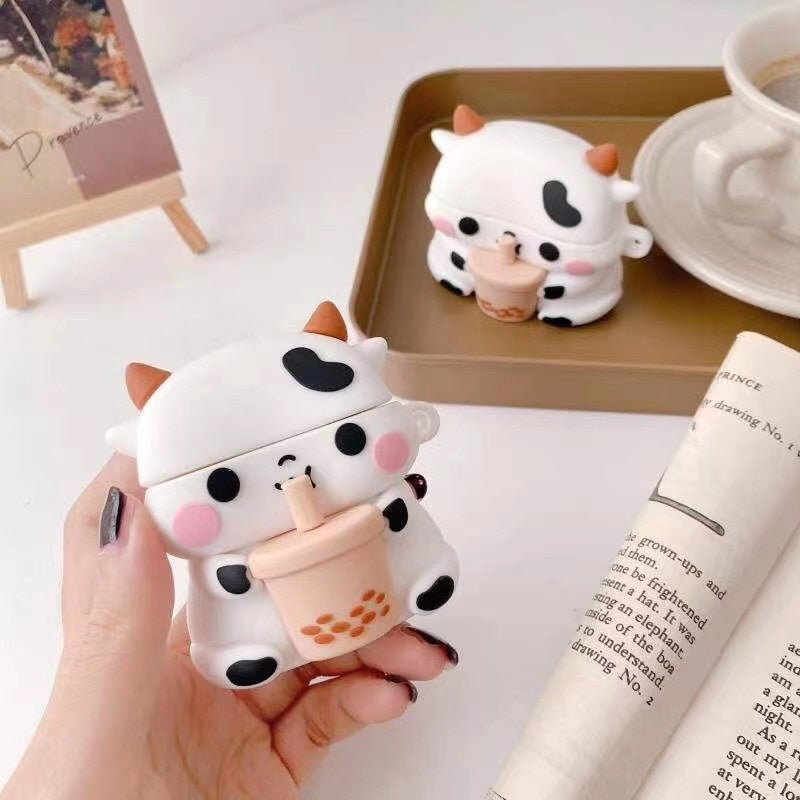 Boba Tea Cow AirPods-Hülle